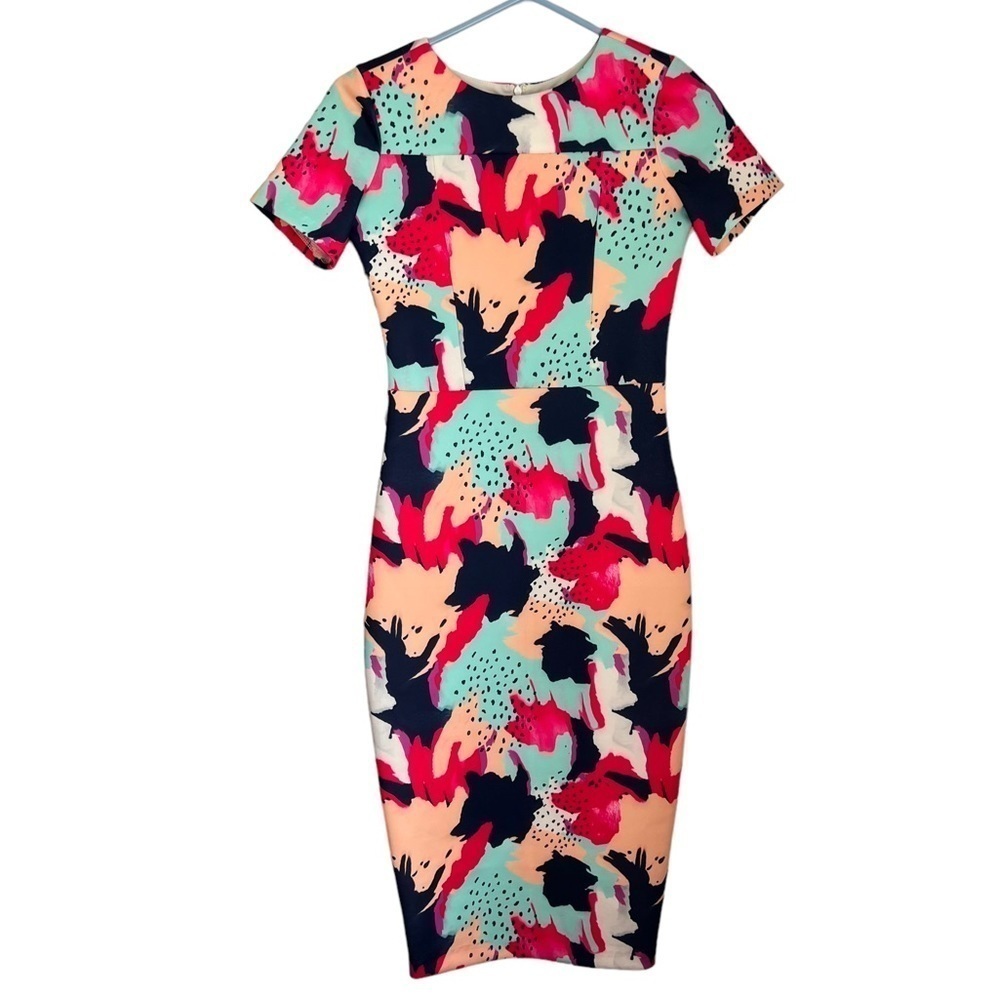 Nwot- Alexia Admor Beautiful Abstract Dress